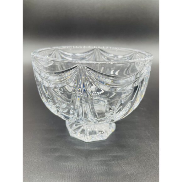 New In Box Waterford Lead Crystal Variety Bowl 5 Inches Across #159850 Footed - Picture 6 of 8